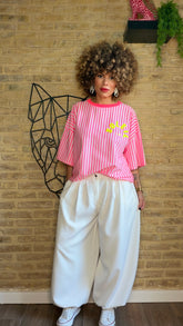 Pantalón Globo Blanco