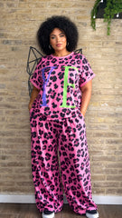 Conjunto Yes Print Rosa