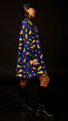 Vestido Rayos Azul S