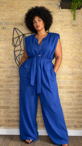 Conjunto Vestir Maxi Azul