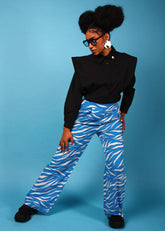 Pantalón Zebra Azul