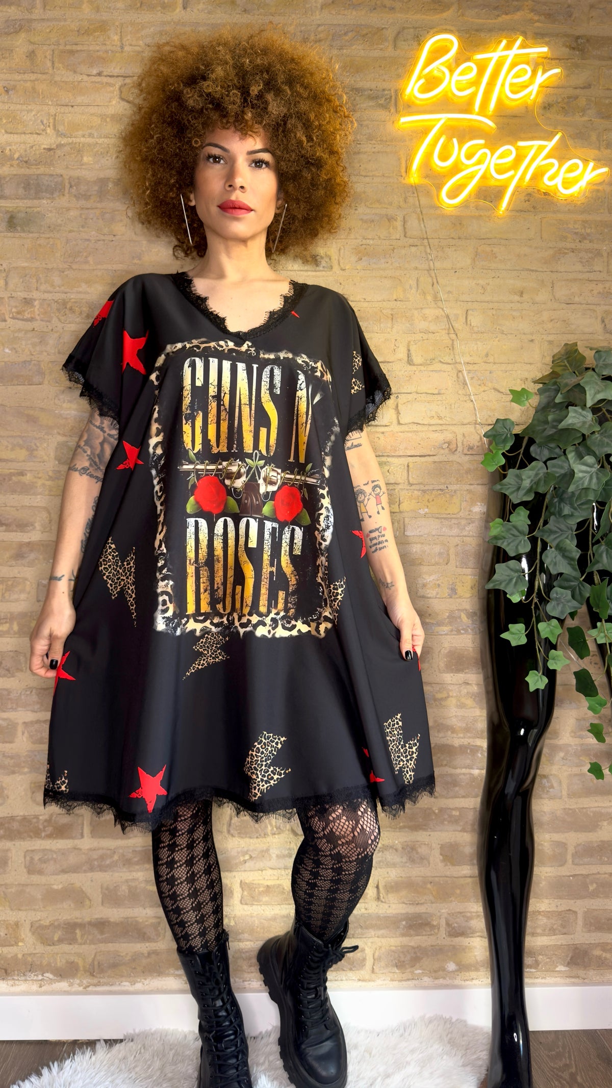 Vestido Puntilla  Gun’s & Roses - Exclusivo LOOFRO