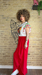 Pantalón Fluido Rojo