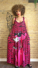 Vestido Maxi Pantera Rosa