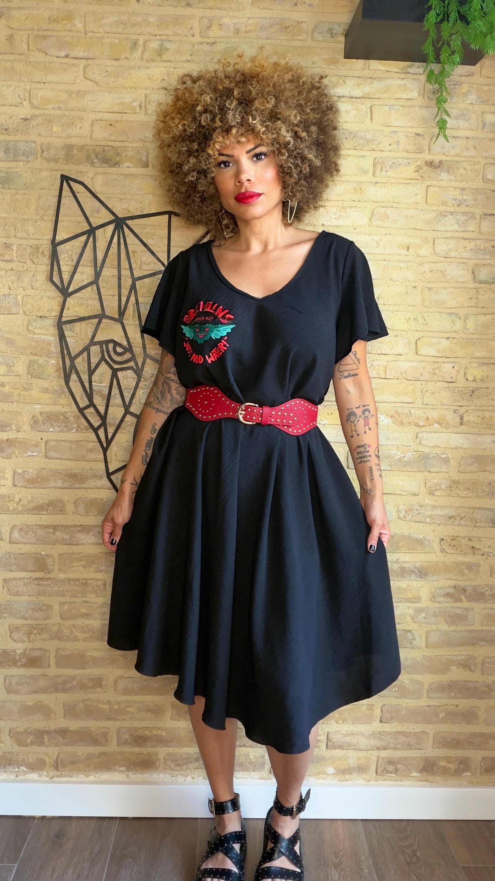 Vestido Gremlings - Exclusivo LOOFRO