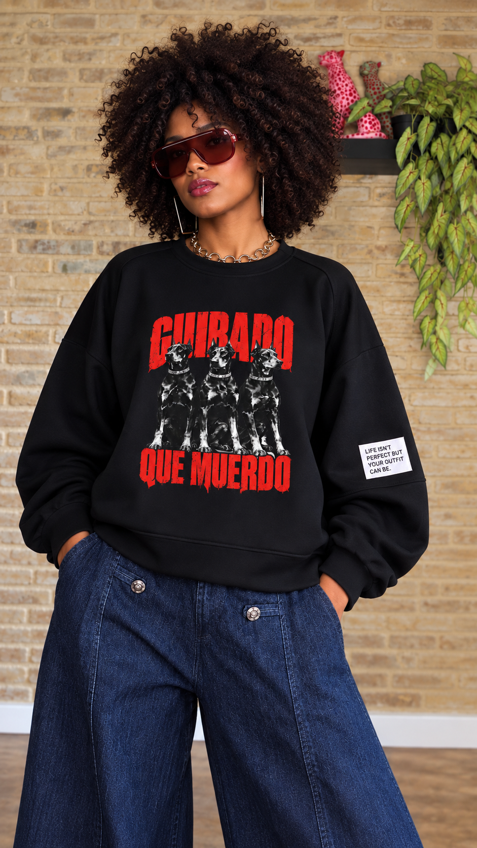 Sudadera Cuidado Que Muerdo - Exclusivo LOOFRO