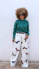 Pantalón Denim Salchichas