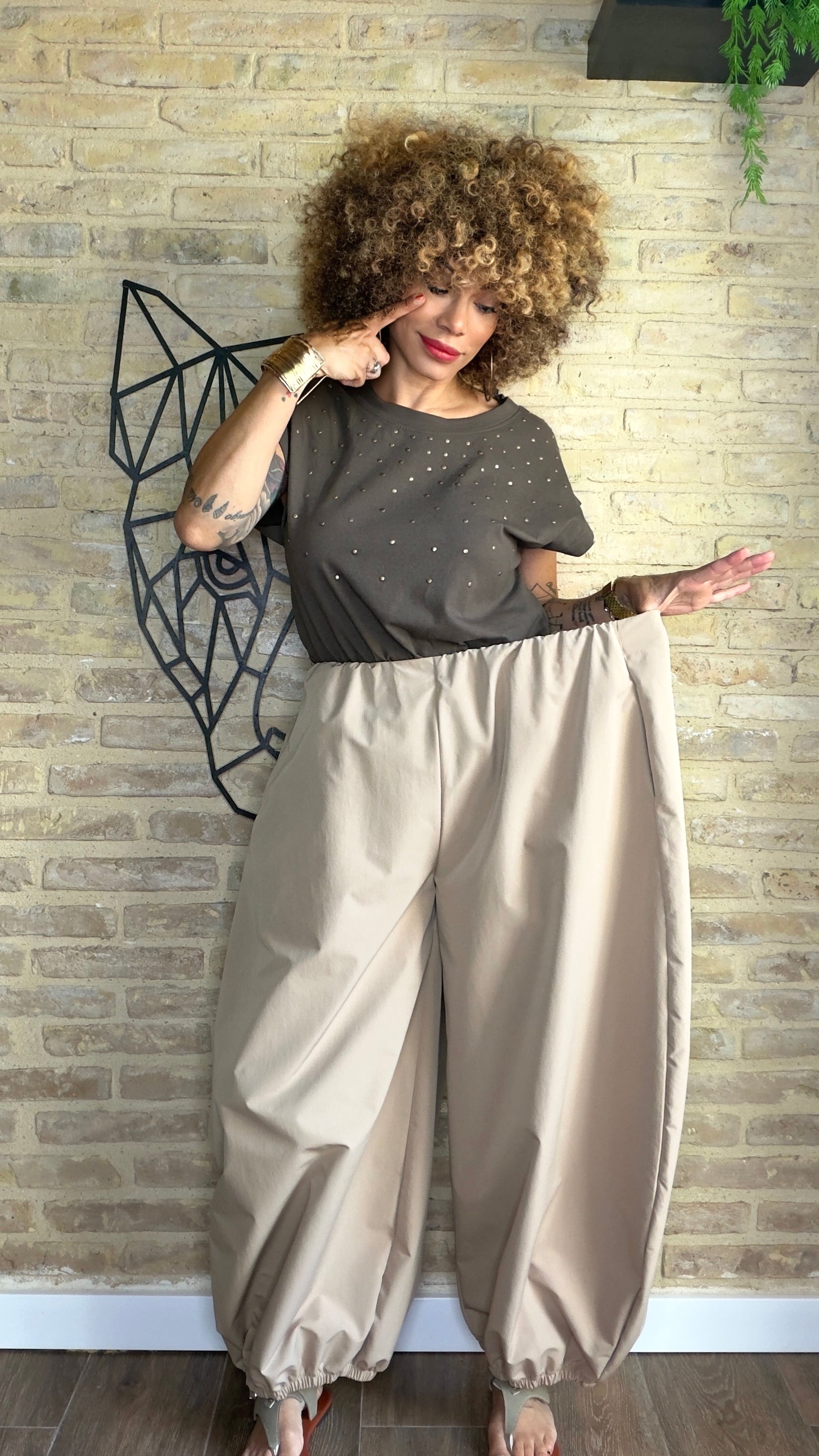 Pantalón Boombacho Gabardina