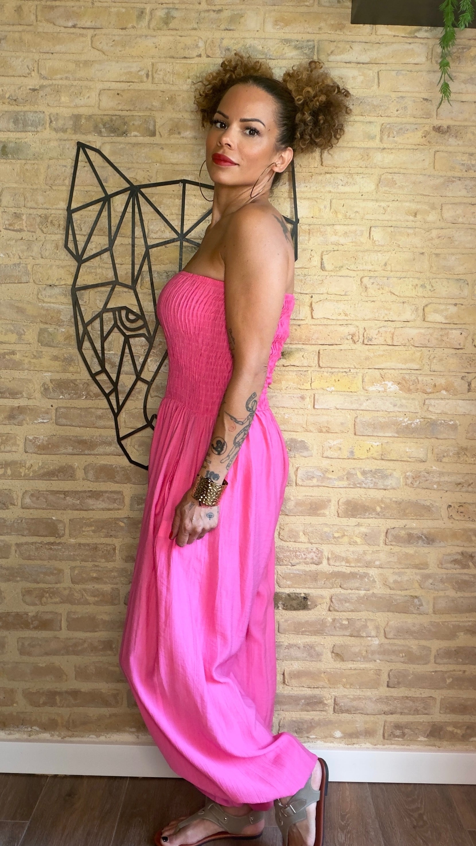 Mono Bombacho Rosa