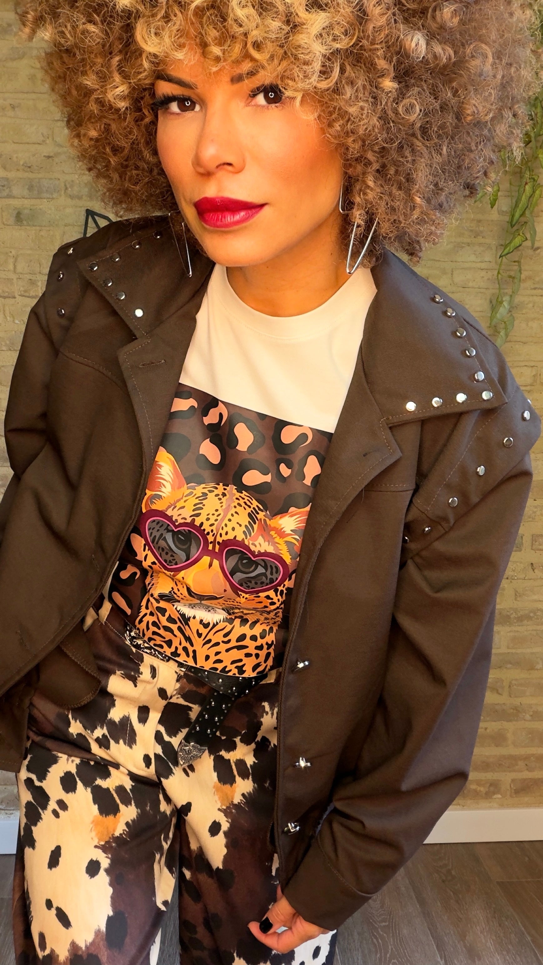 Chaqueta Tachuelas Choco