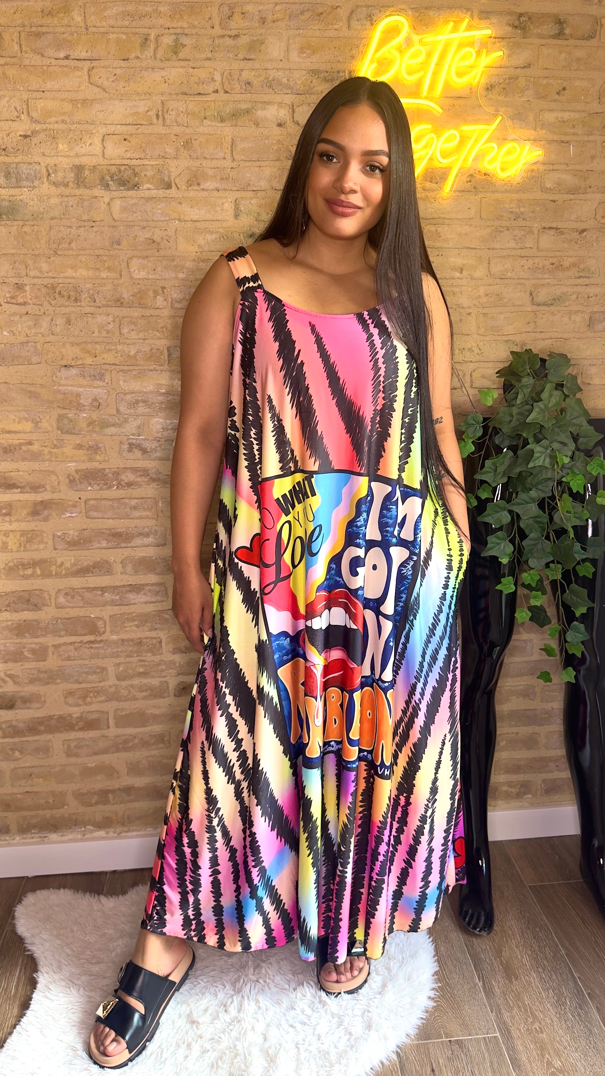 Vestido Multi Zebra
