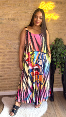 Vestido Multi Zebra
