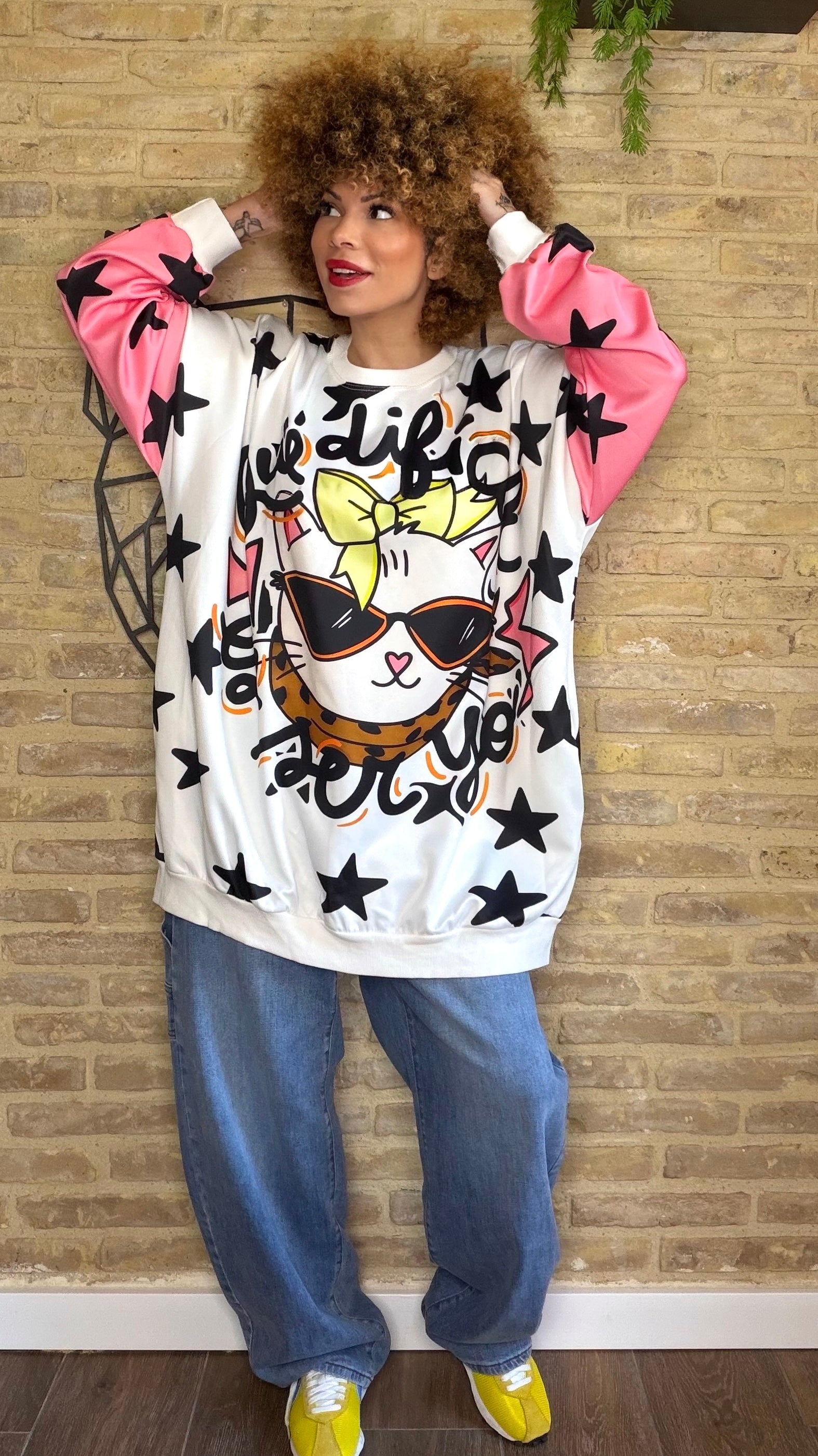 Sudadera Maxi Gato
