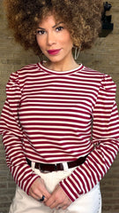 Camiseta Rayas Abullonada