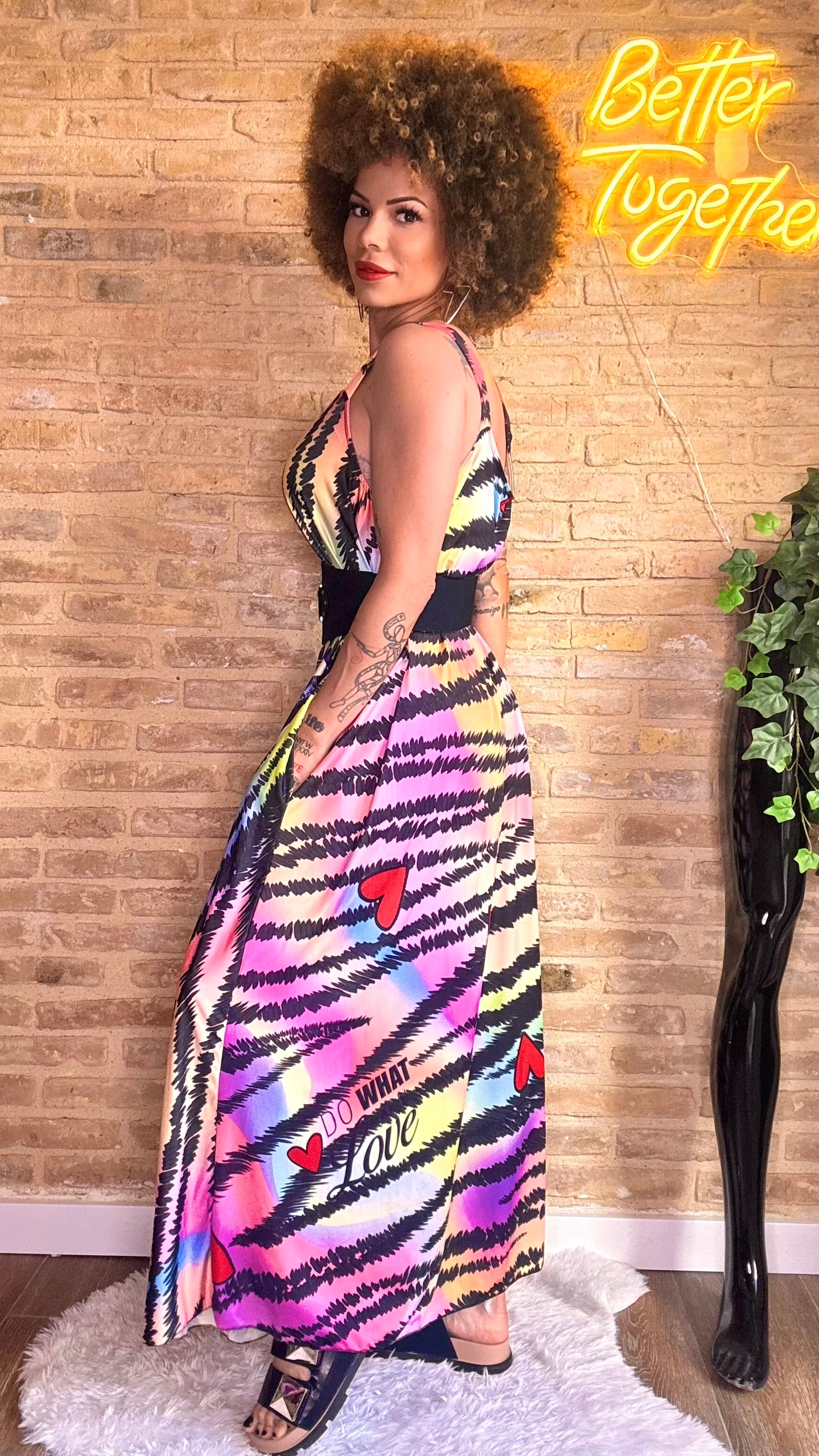 Vestido Multi Zebra