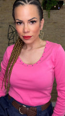 Camiseta Tachuelas Fresa