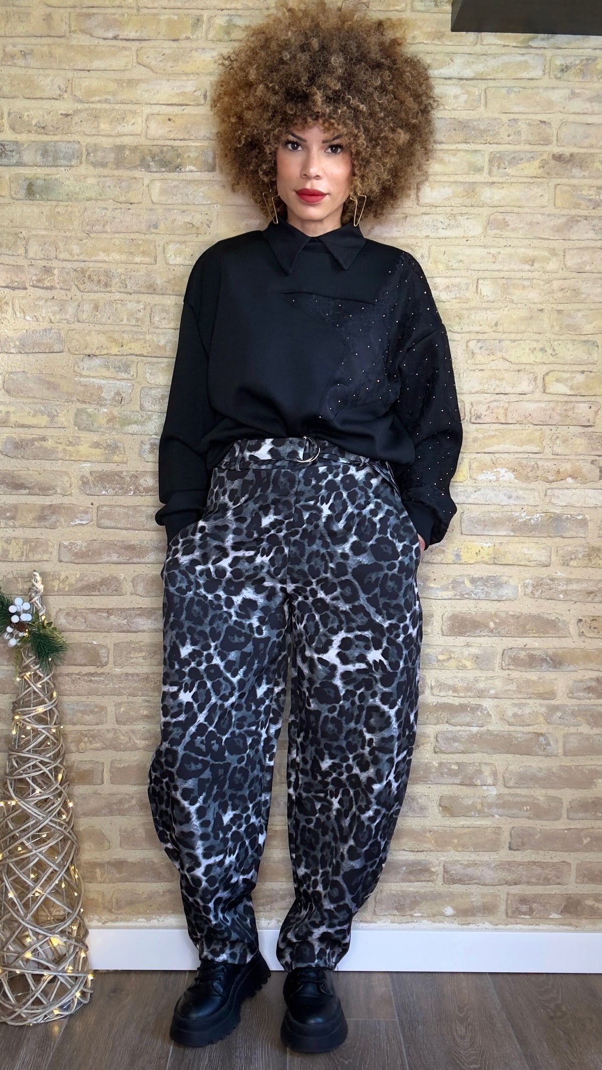 Pantalón Balloon Print 2