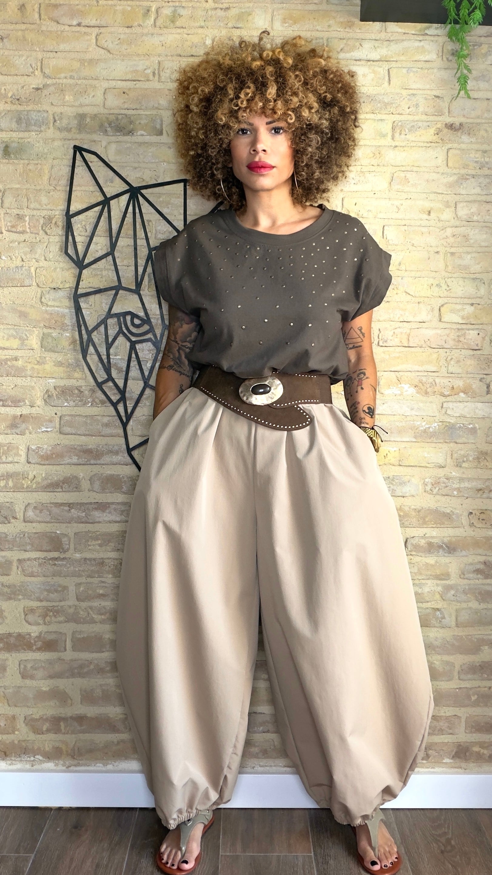 Pantalón Boombacho Gabardina