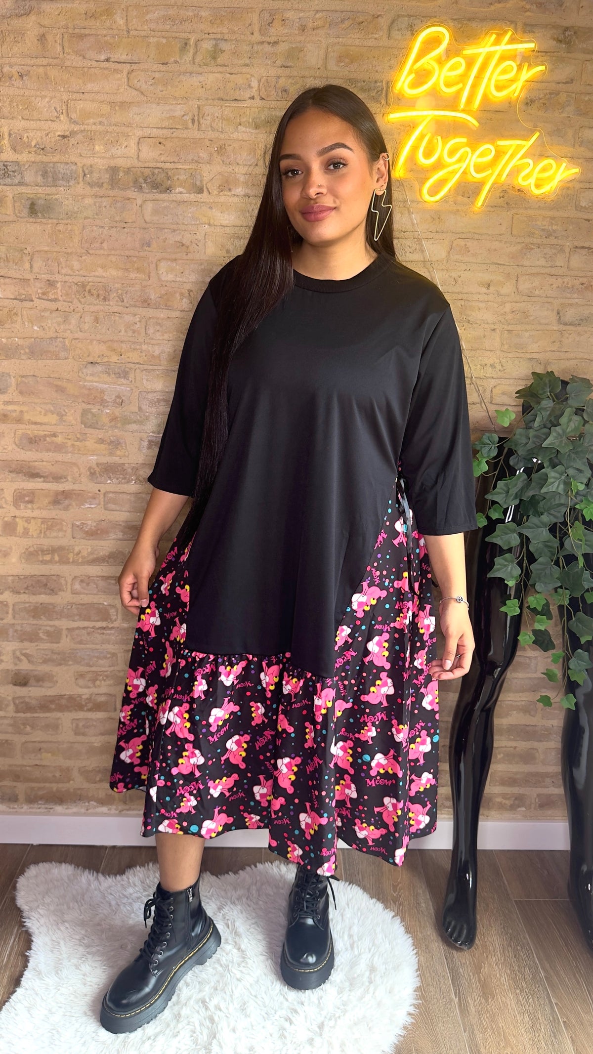Vestido Pantera Rosa