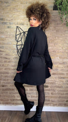 Vestido Tachuelas Cinturón