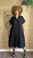 Vestido Camisero Gato Madness - Exclusivo LOOFRO