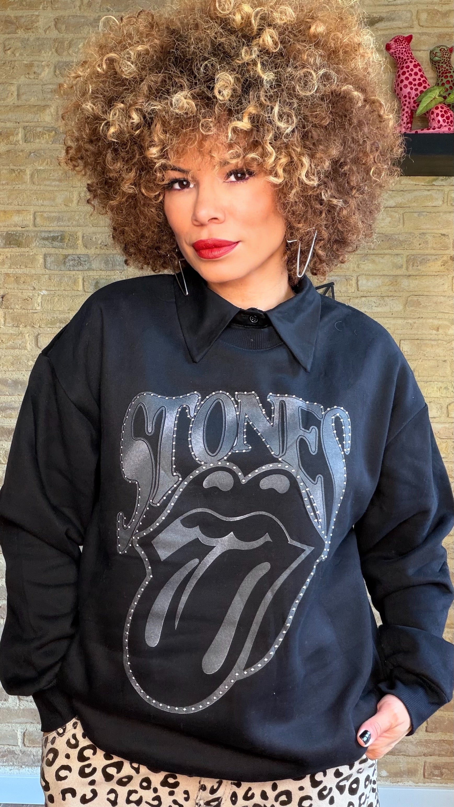Sudadera Rollings Negra