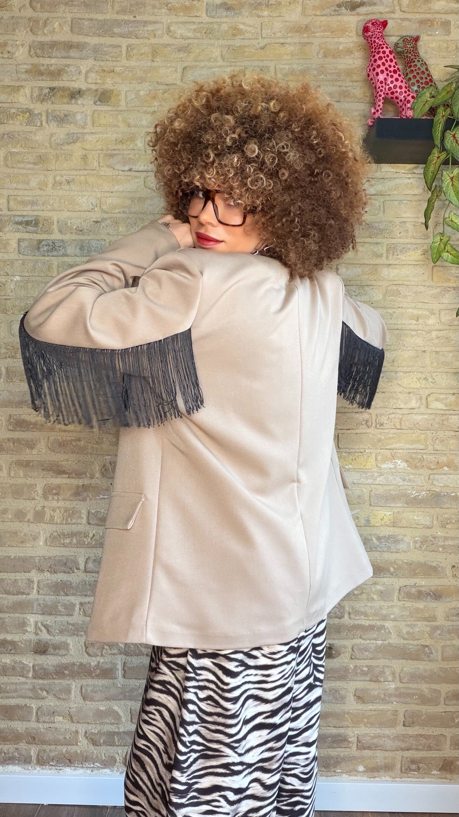 Americana Flecos Taupe