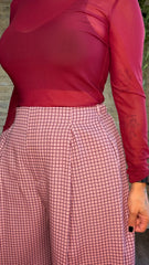 Pantalón Globo Cuadros