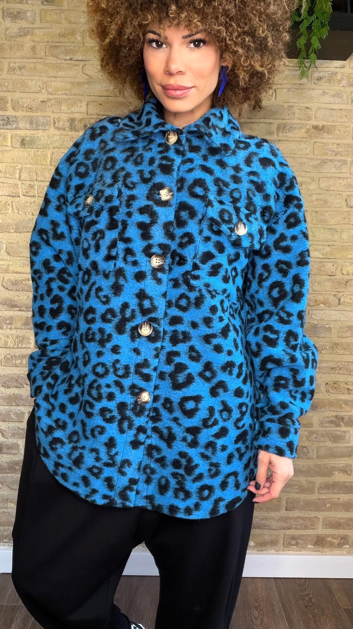 Sobrecamisa Print Azul