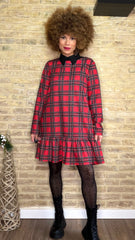 Vestido Elástico Tartán