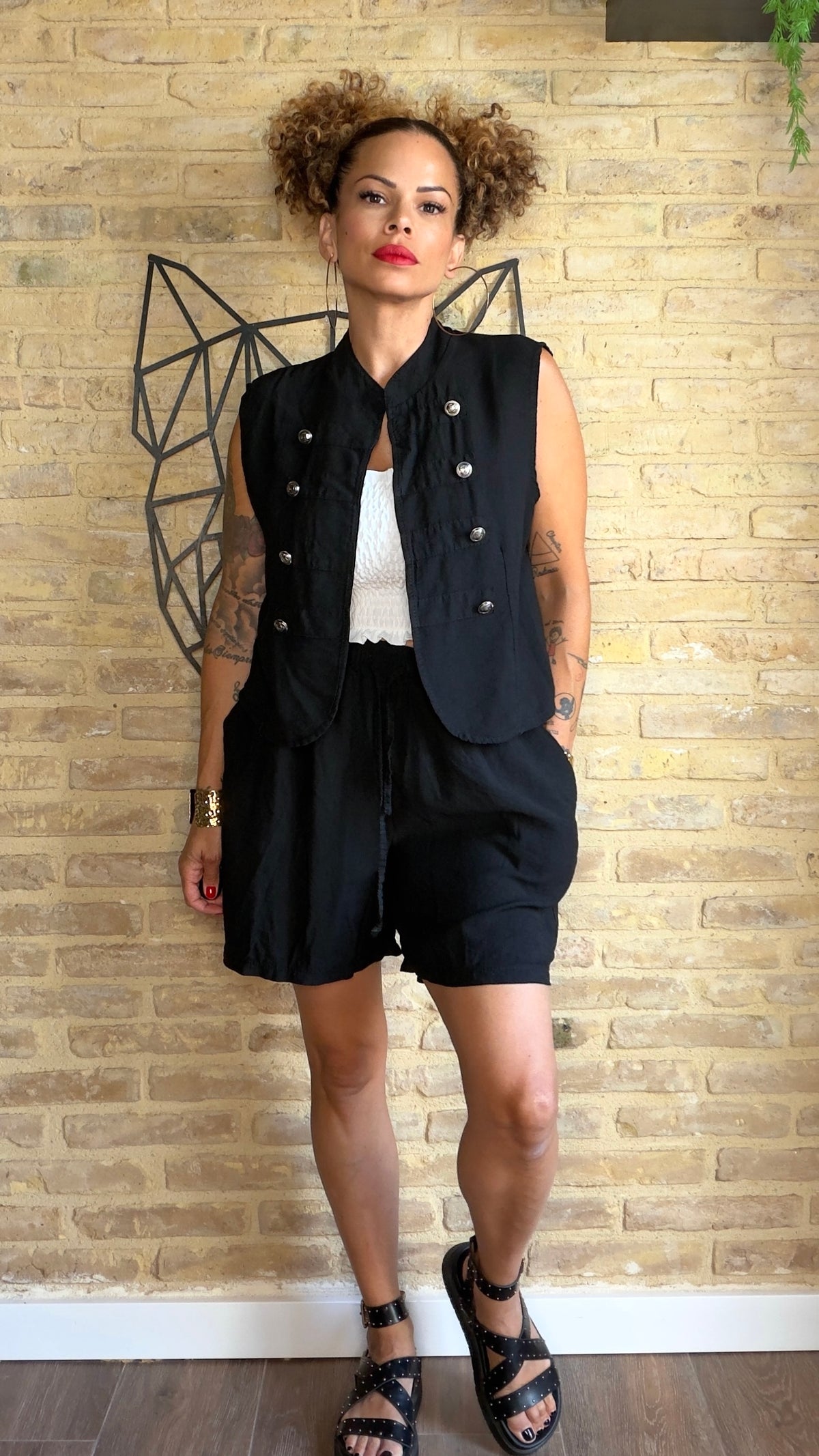 Conjunto Botones Negro