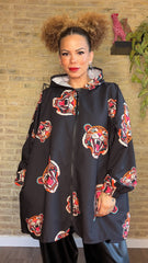 Chaqueta  Cortavientos Maxi Tigres