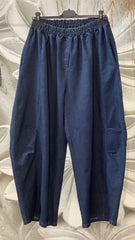 Pantalón Balloon Maxi Denim Oscuro