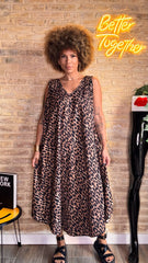 Vestido Fluido Leopardo