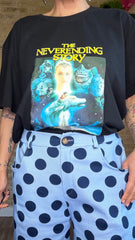 Pantalón Balloon Lunares Azul