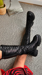 Botas Altas Cordones
