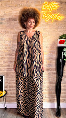 Blusa Zebra Marrón
