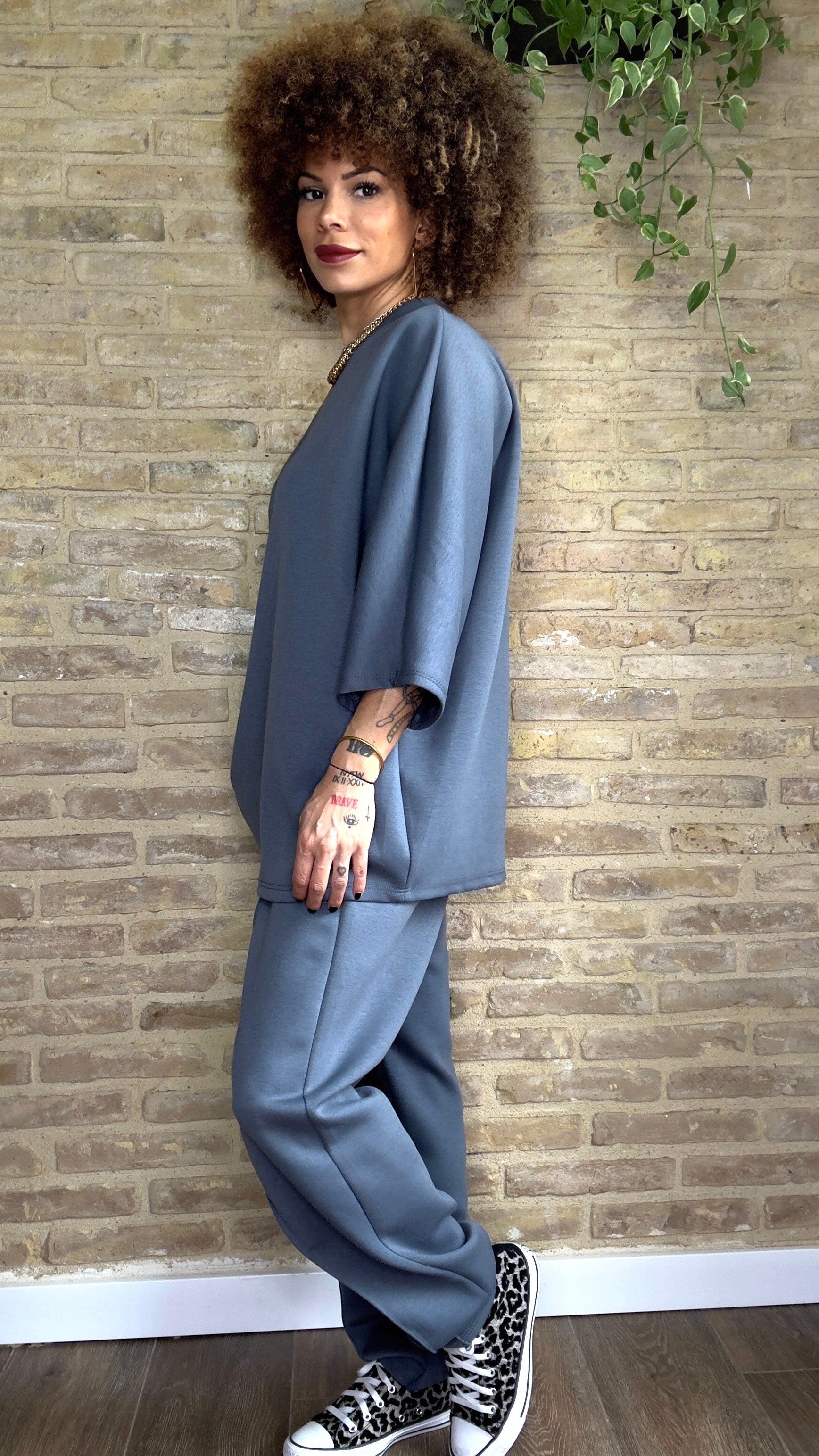 Conjunto Maxi Z Gris