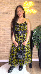 Vestido Plumeti Gatos Rock - Exclusivos LOOFRO