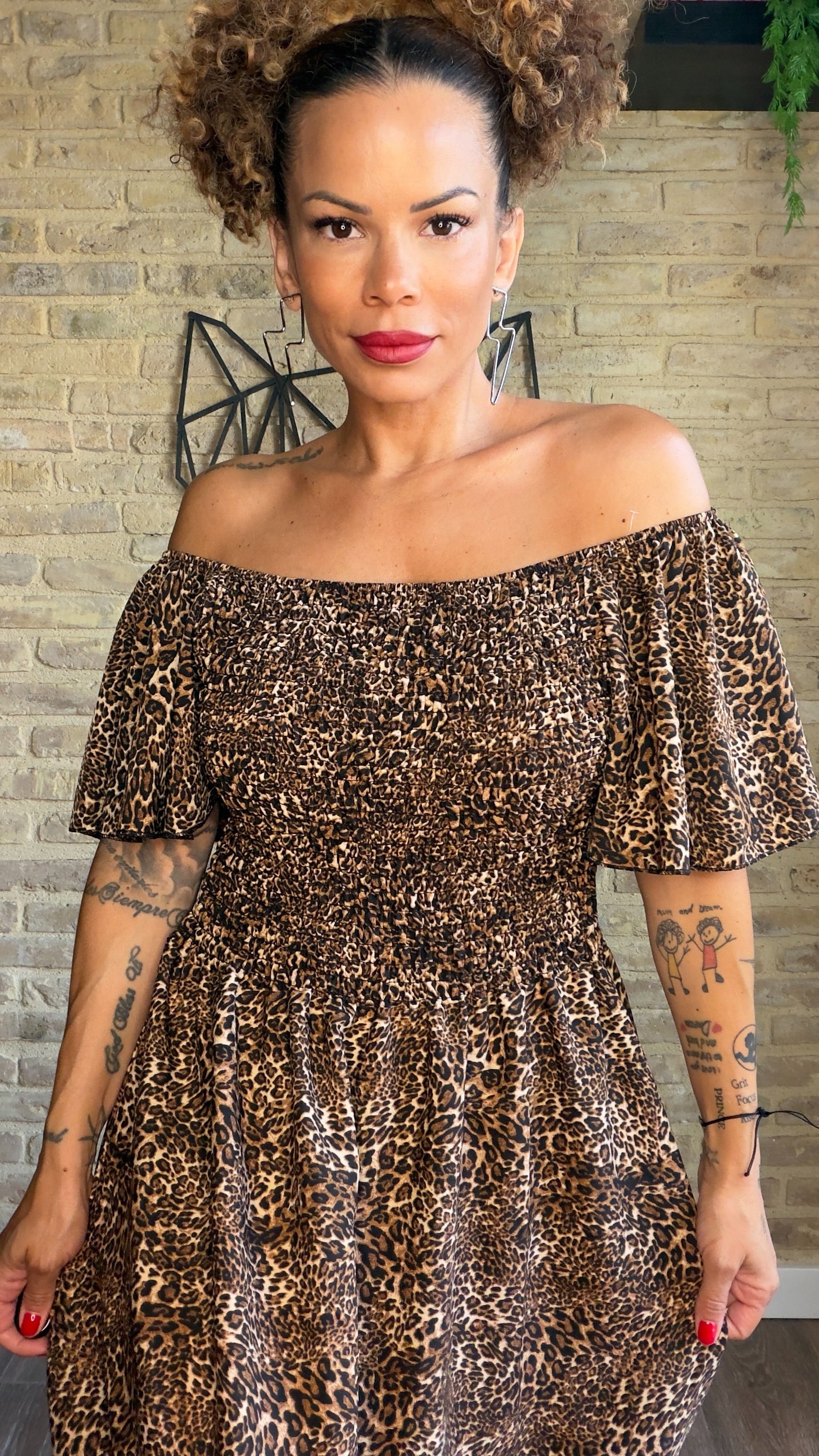 Vestido Leopardo