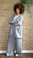 Traje Maxi Raya Gris