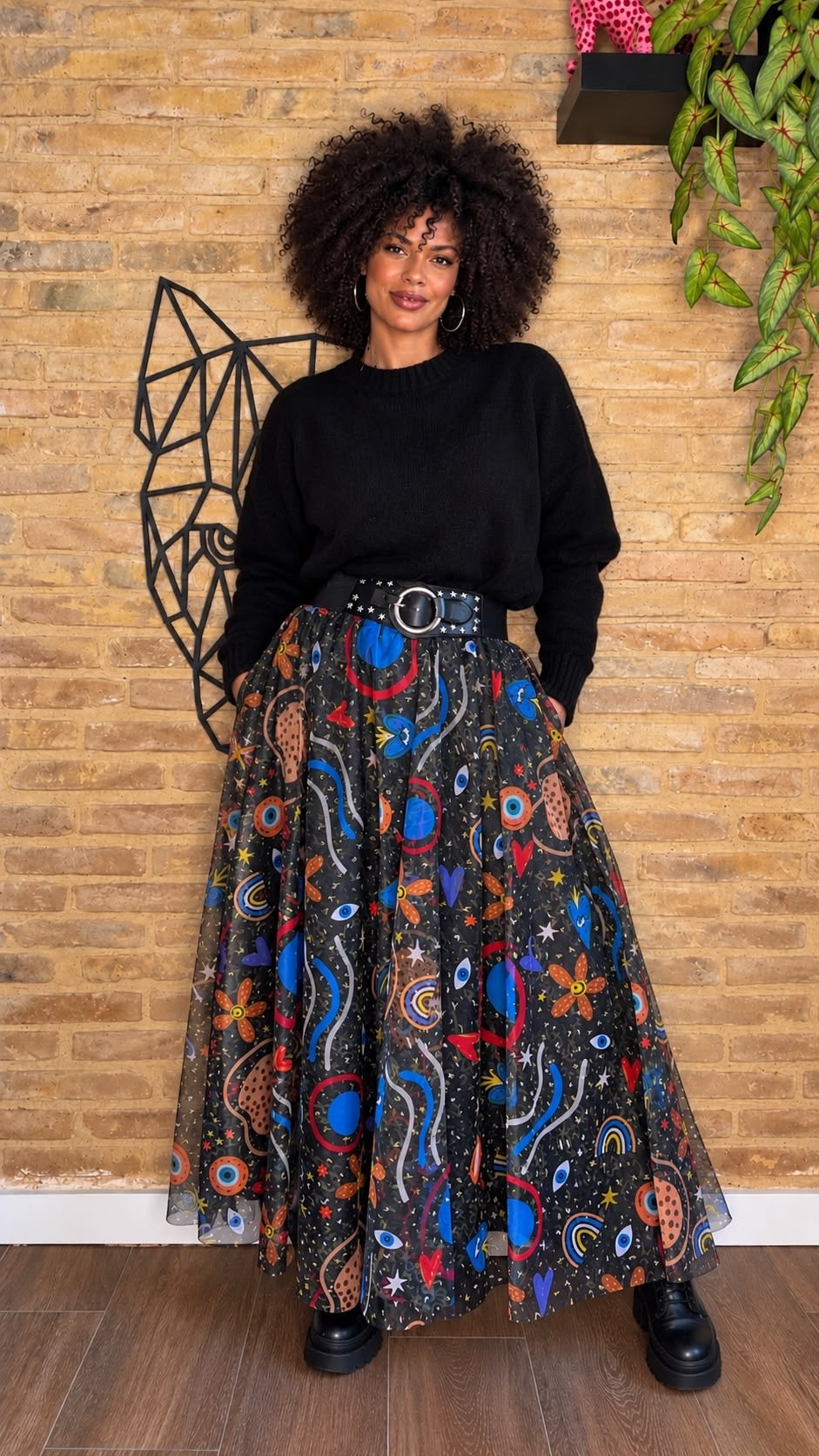 Falda Gasa Estampado