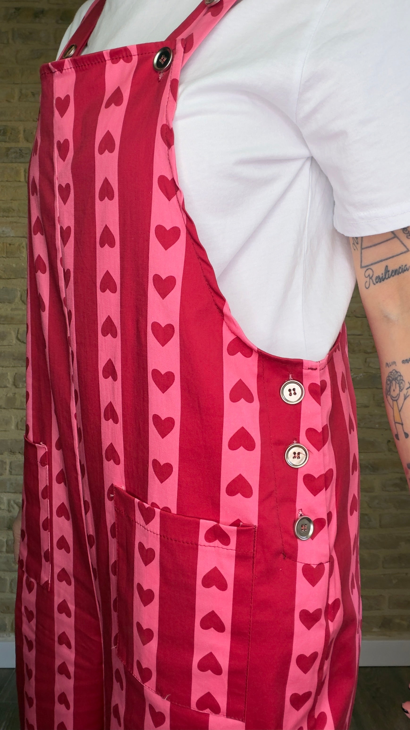 Peto Corazones Rosa/Rojo