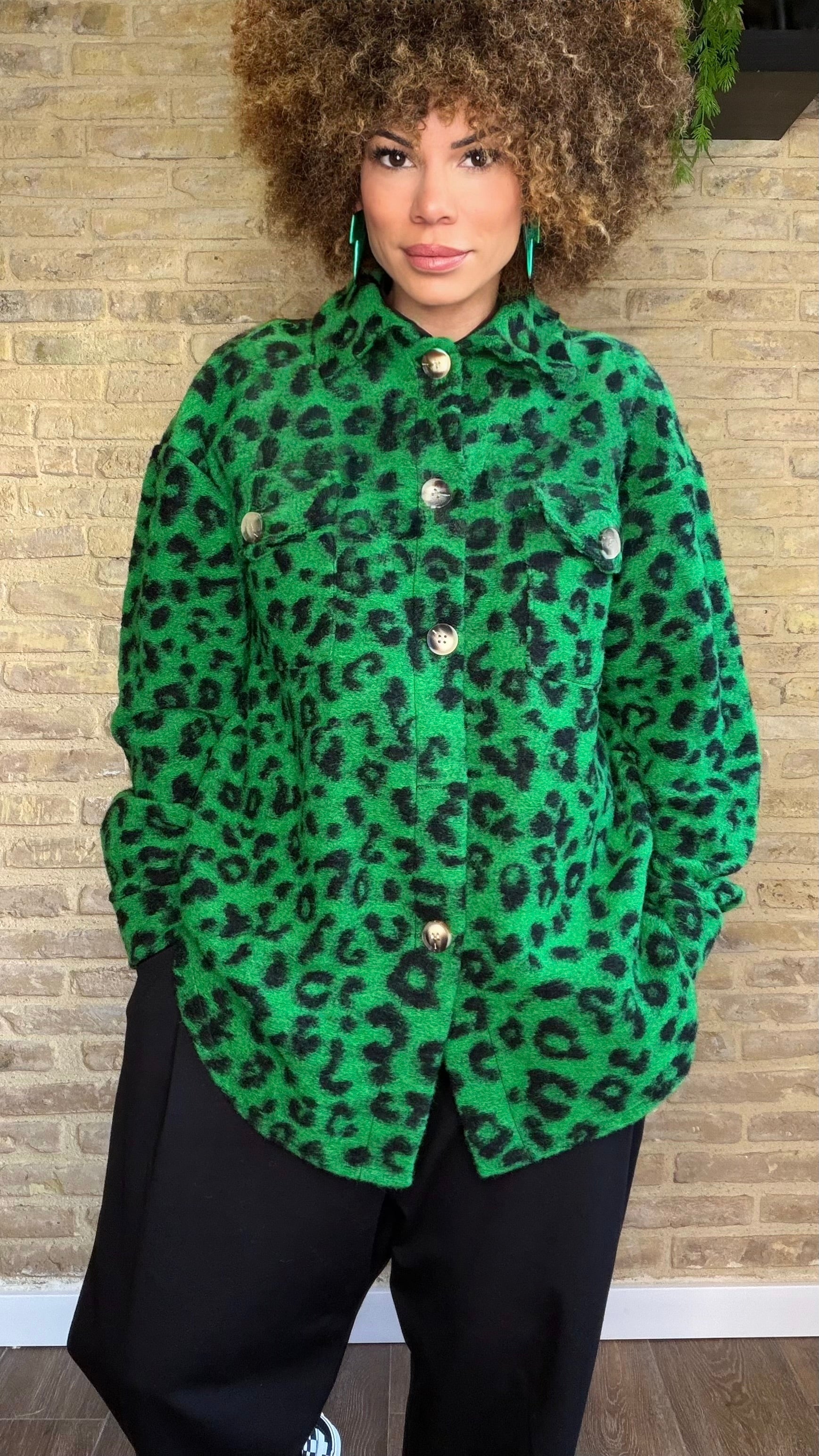Sobrecamisa Print Verde