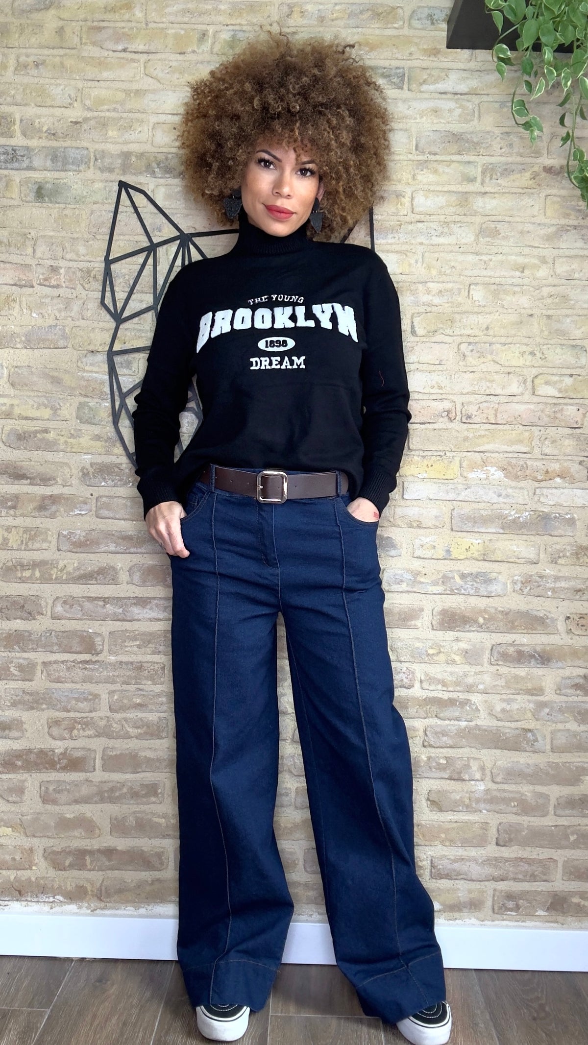 Pantalón Vaquero Elástico Cinturón