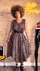 Vestido Fluido Leopardo