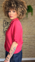 Camisa Crop Roja