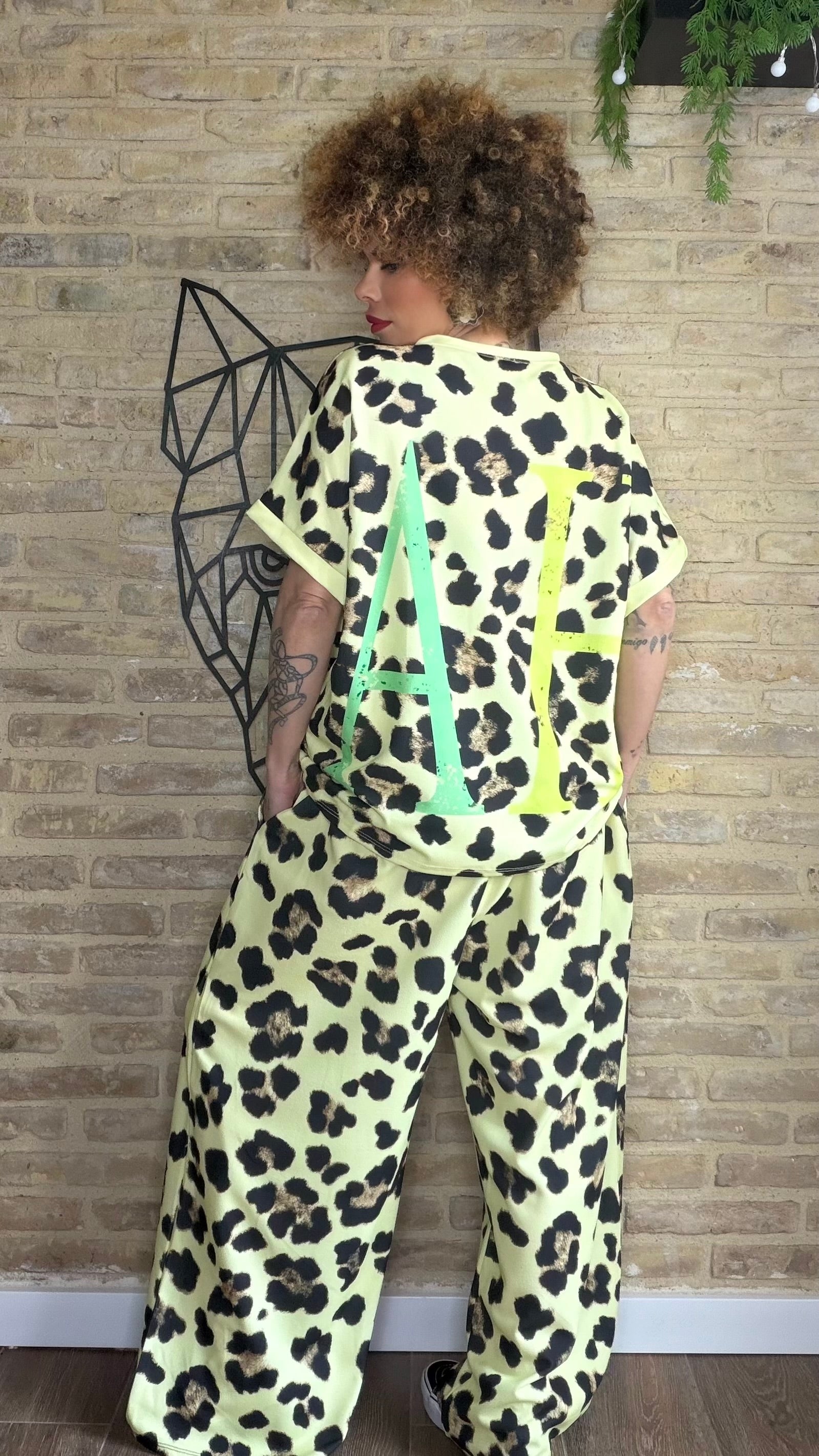 Conjunto Yes Print Amarillo