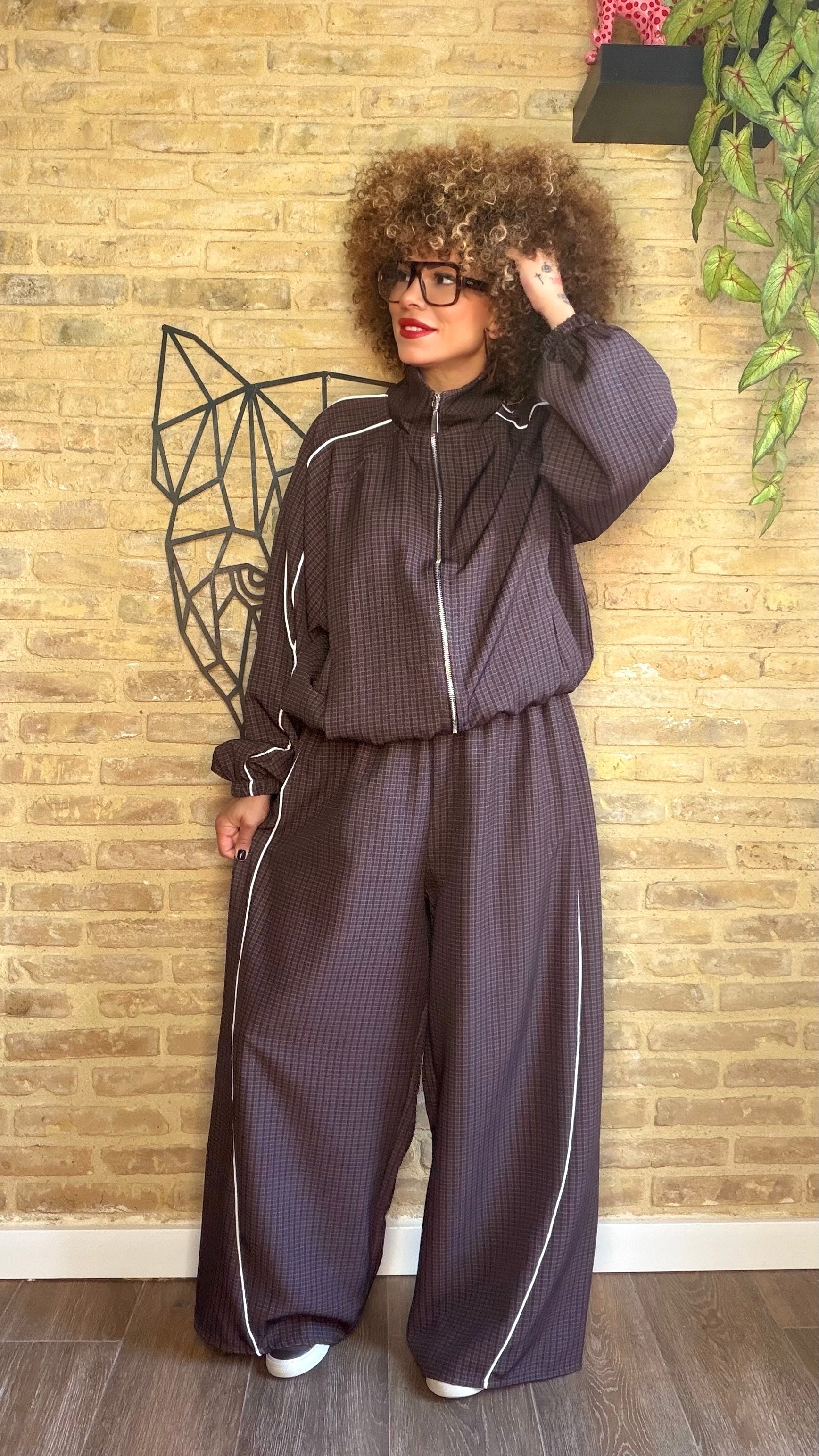 Pantalón Cuadros Choco