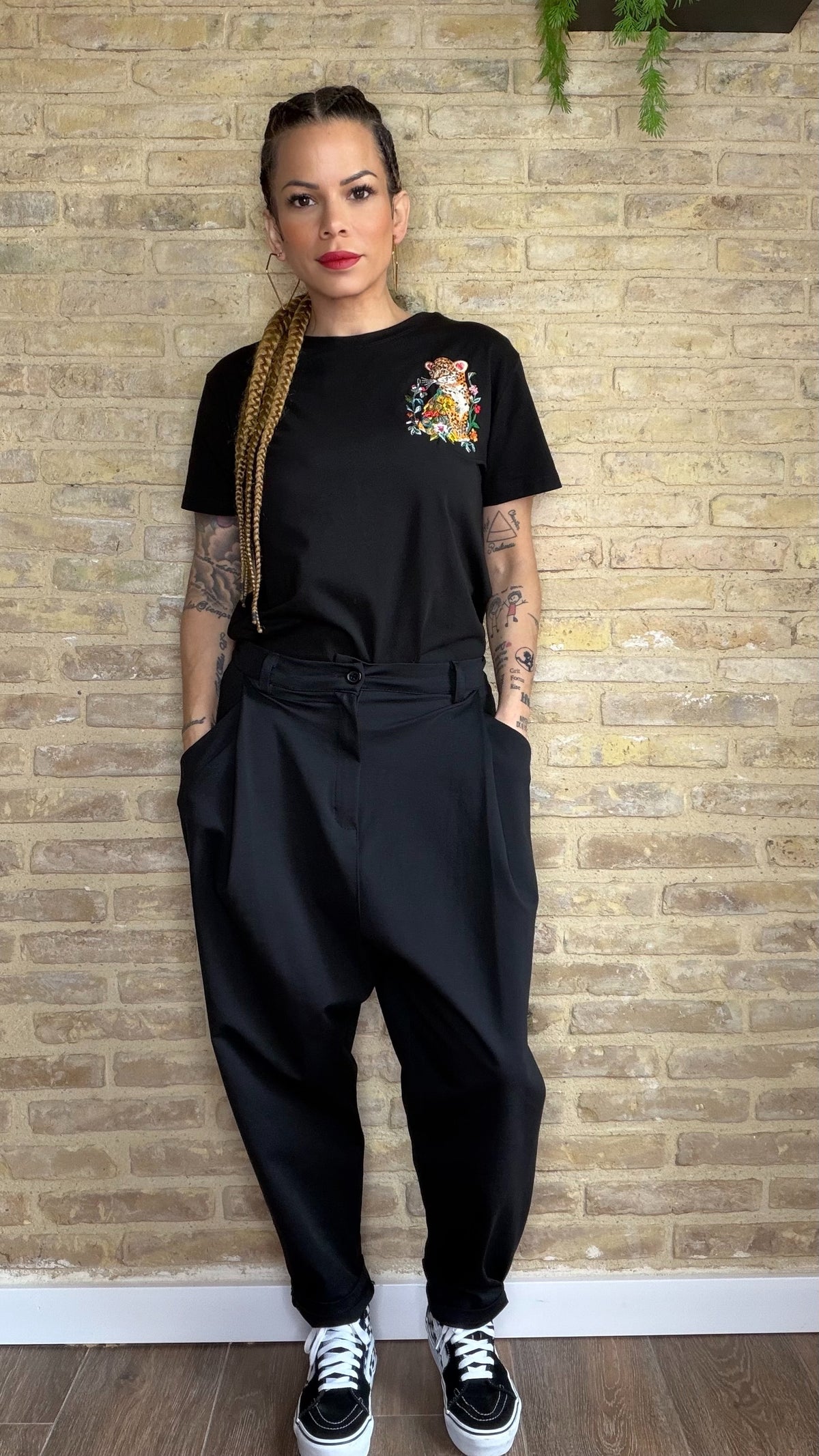 Pantalón Baggy Cremallera